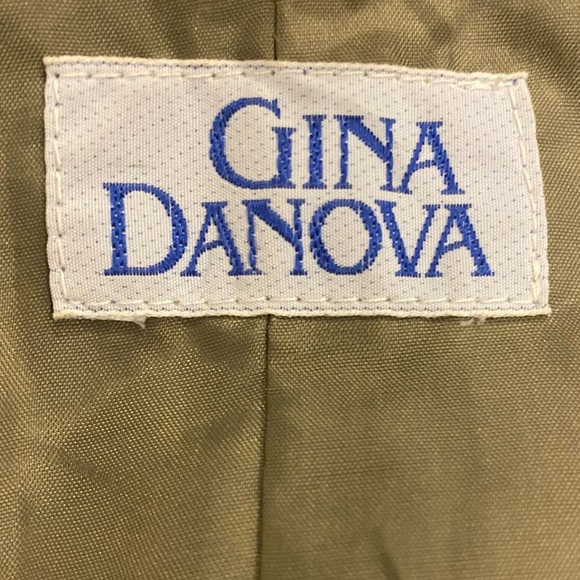 Vintage Long Line Blazer Puff Sleeve Floral By Gina Danova Size 10 - Picture 13 of 14